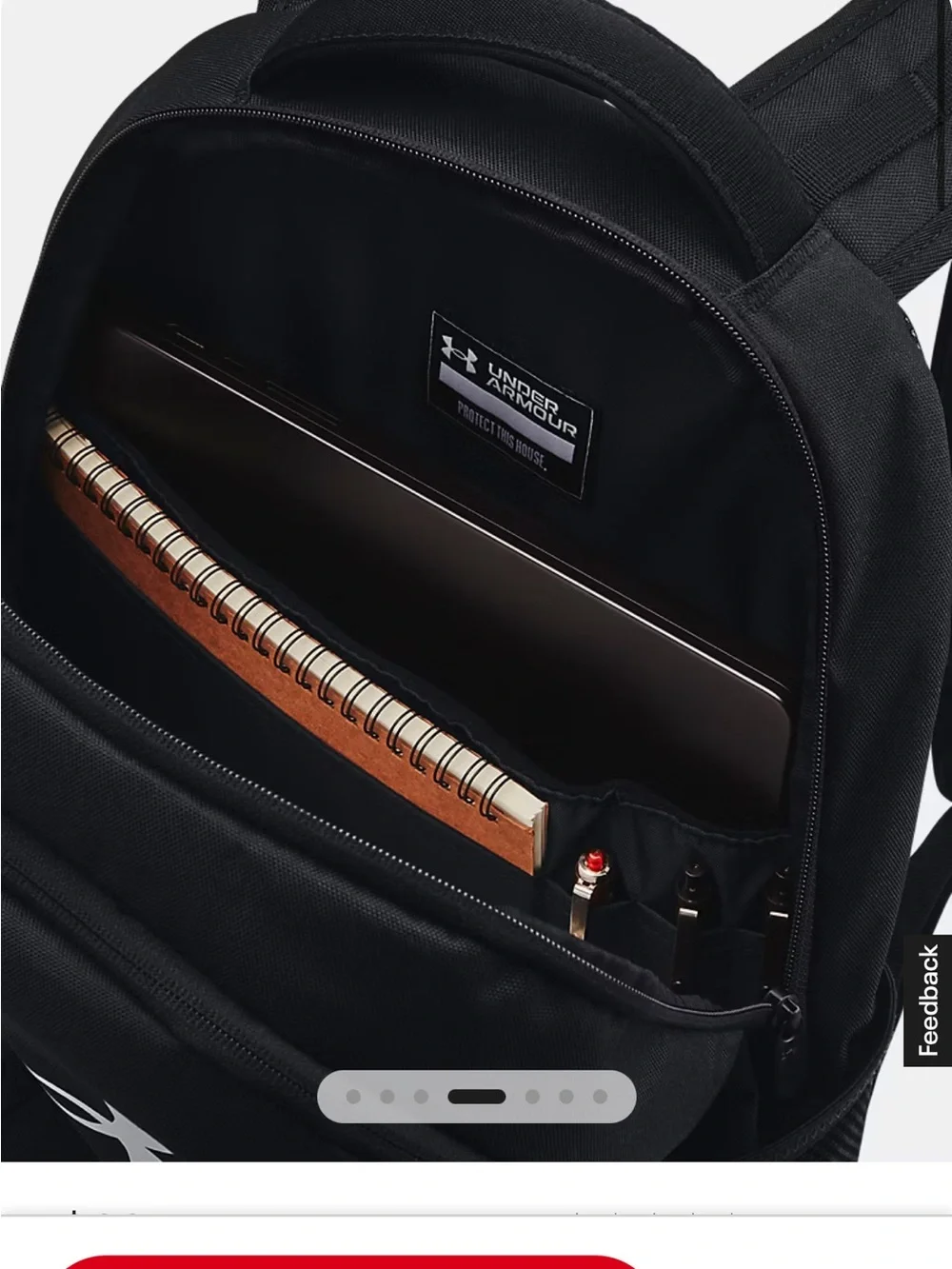 Under Armour Hustle Backpack - Black